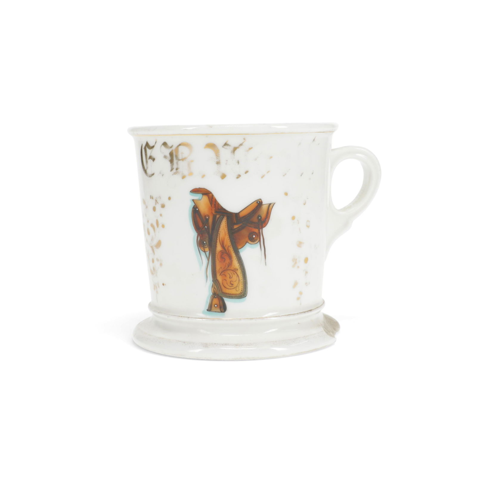 Vintage Koken Occupational Shaving Mug - Saddle (1 of 5)