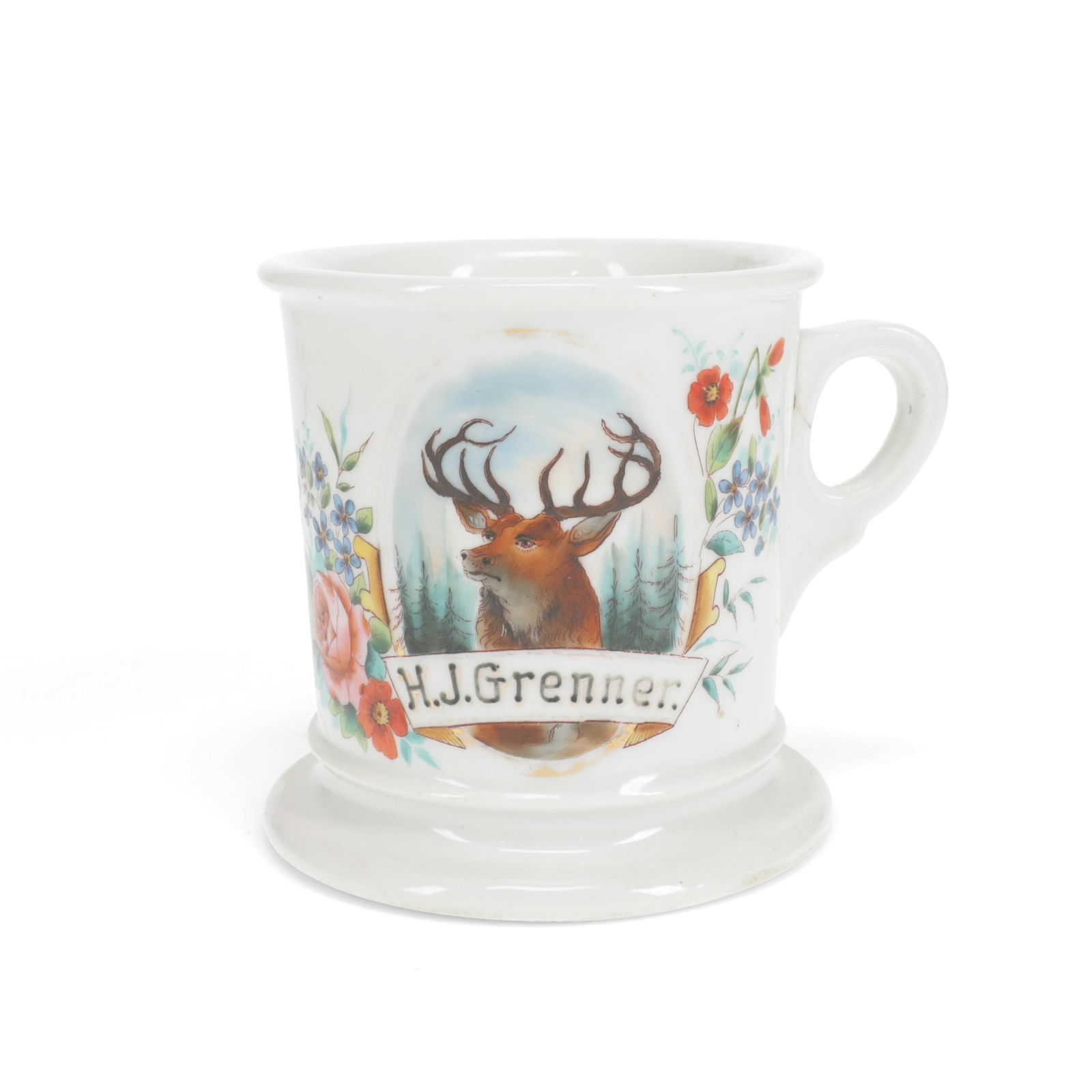 Koken Limoges Vintage Fraternal Shaving Mug (1 of 5)