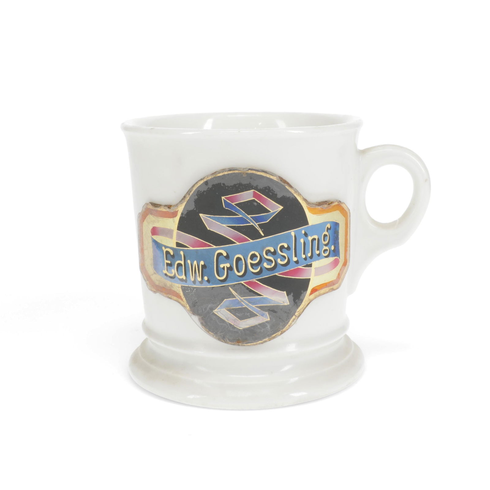 Glass Label D&Co. Limoges Vintage Shaving Mug (1 of 5)