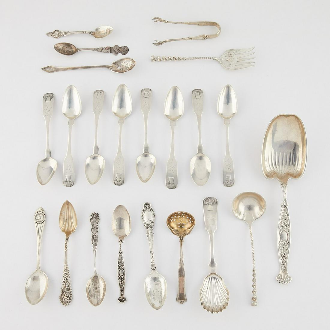 Group of 12 Sterling & Silver Flatware (1 of 8)