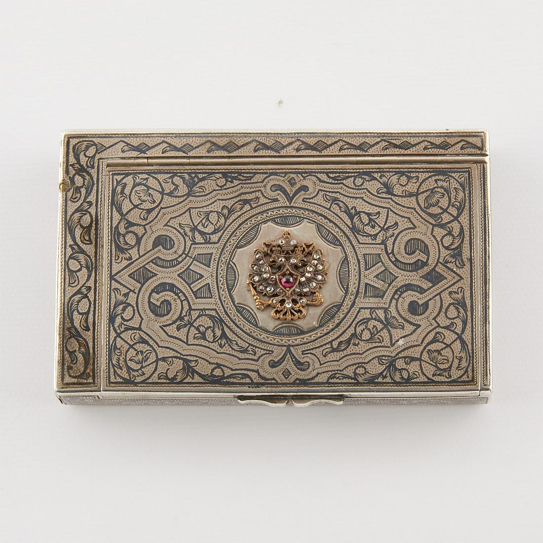 Russian Silver Niello Case (1 of 14)