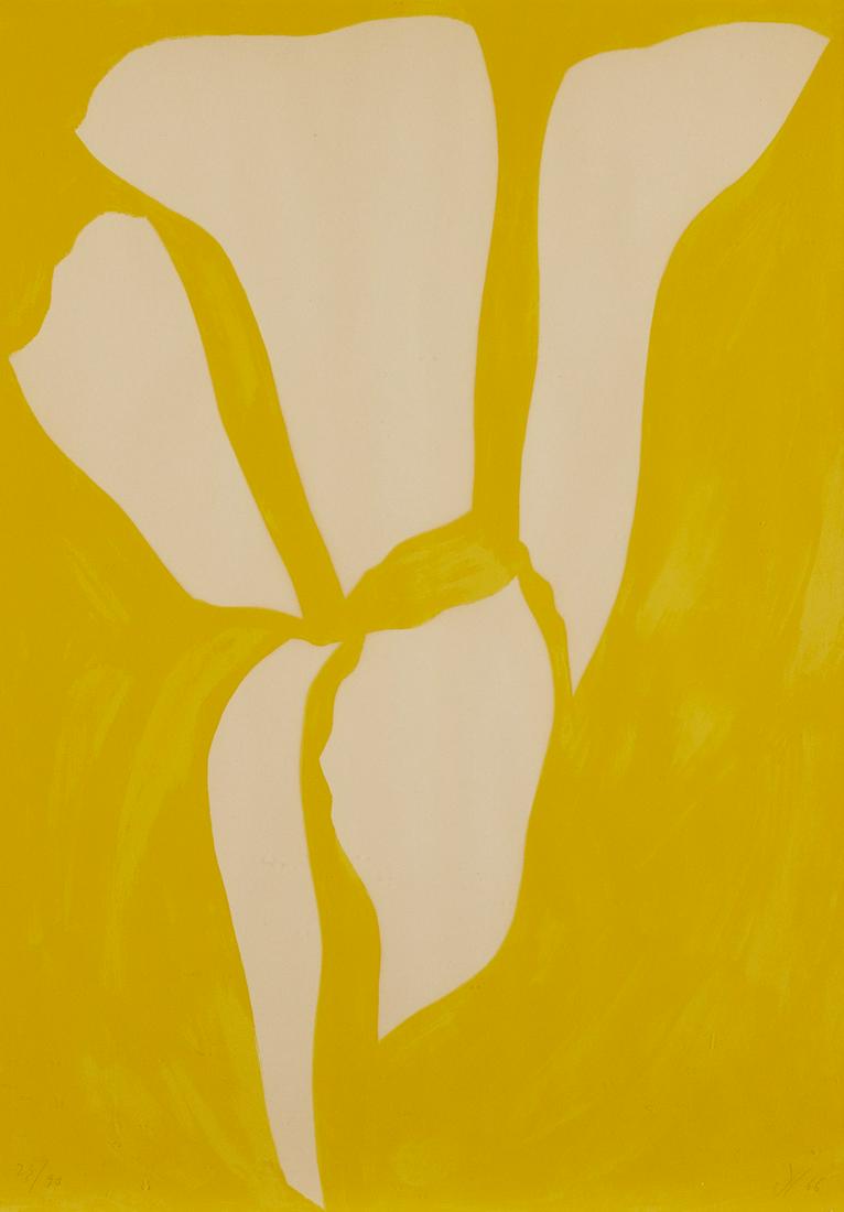 Jack Youngerman "Jaune II" Silkscreen 1966 (1 of 8)