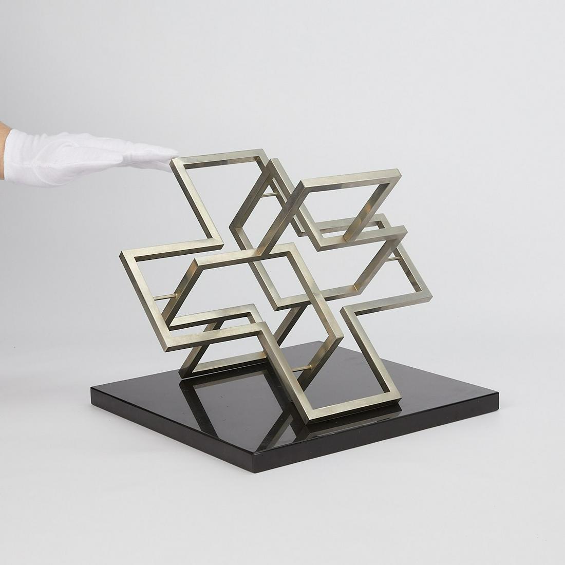 Charles Huntington Steel Geometric Sculpture 1969 (1 of 10)