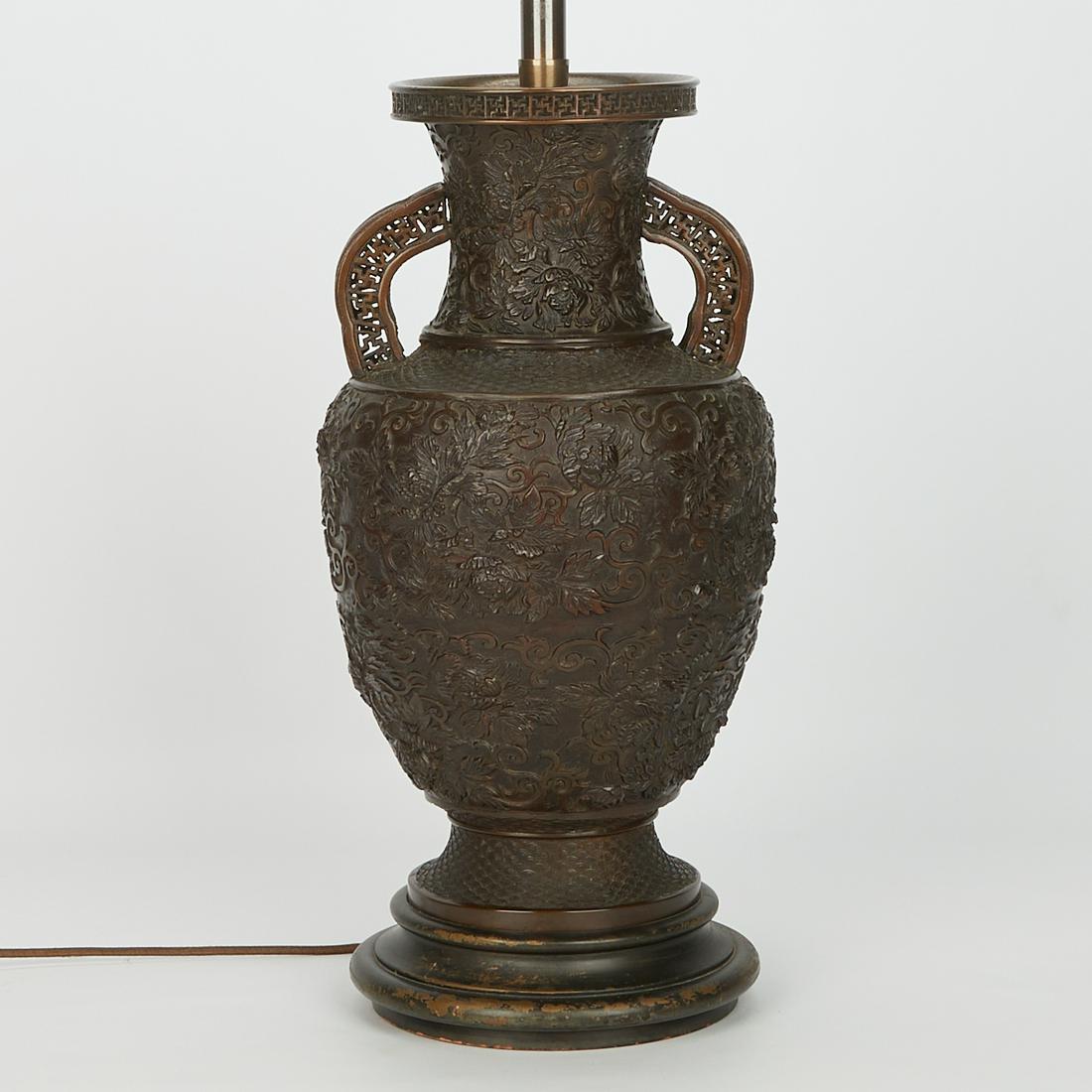 Japanese Bronze Vase as Lamp (1 of 15)