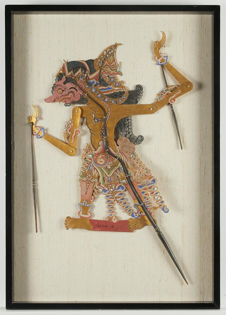 Indonesian Balinese Shadow Puppet of Human or God (1 of 6)