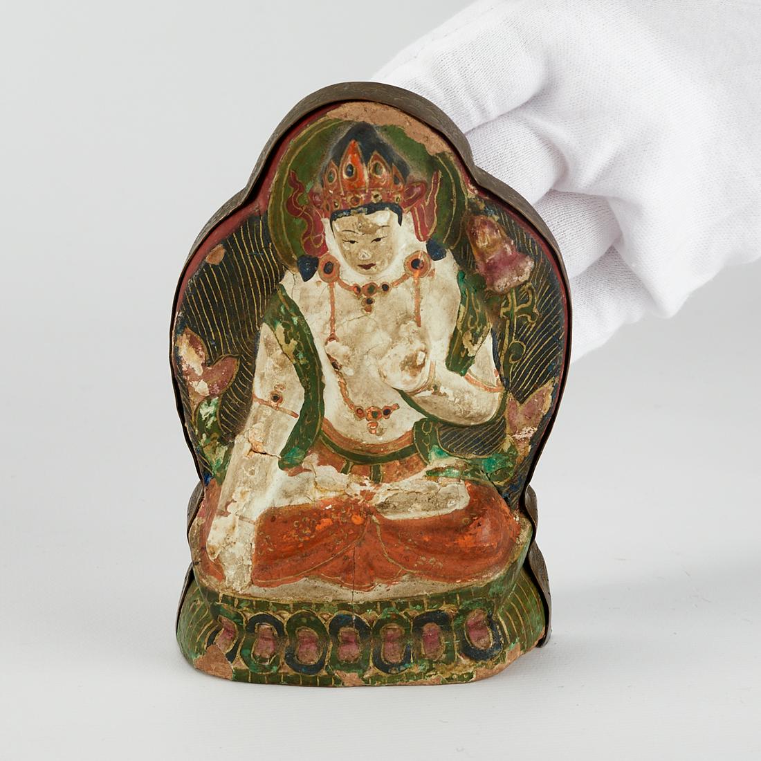 Tibetan Ming Stucco Guanyin Figure (1 of 9)