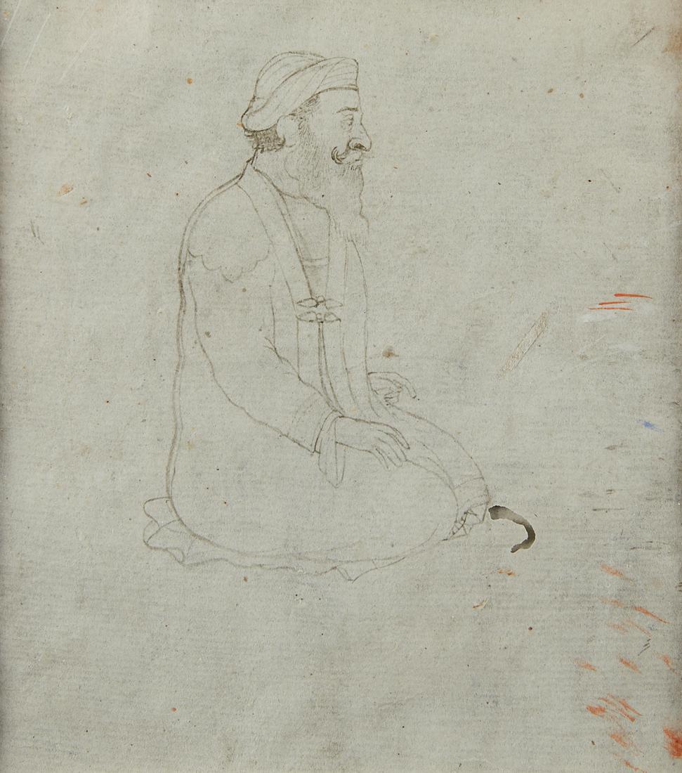 18th/19th c. Indian Portrait Drawing (1 of 4)