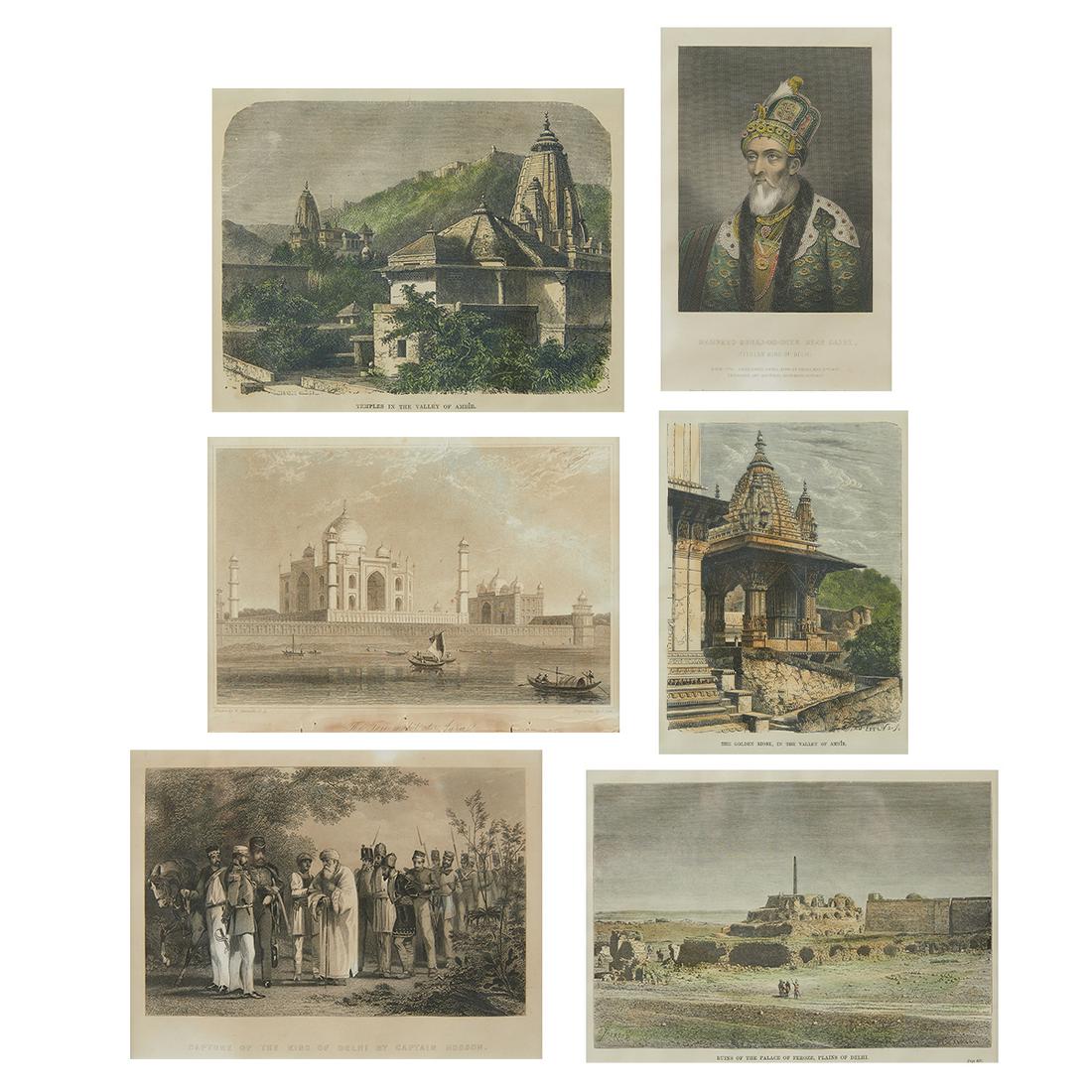 Group of 6 Etchings of India (1 of 20)