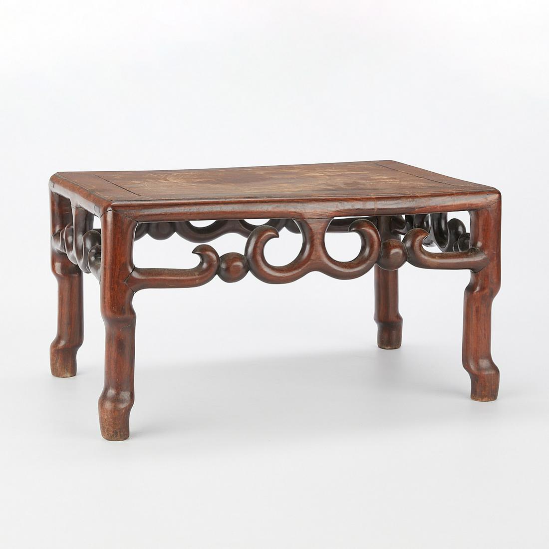 19th c. Chinese Rosewood Low Stand (1 of 9)