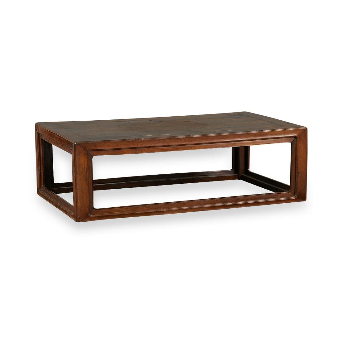 18th c. Chinese Elmwood Scholar's Low Table (1 of 11)