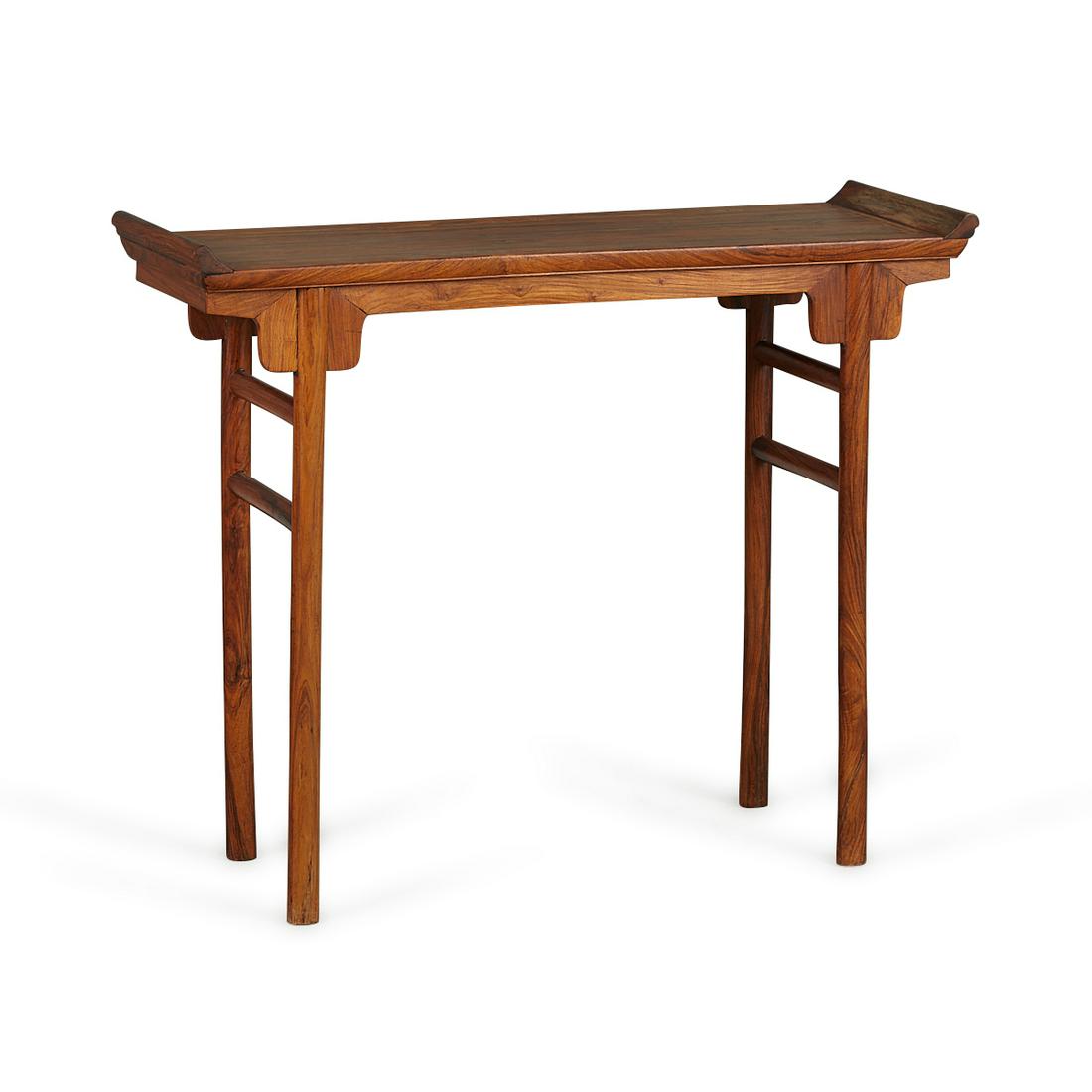 Chinese Huanghuali Recessed-Leg Side Table (1 of 10)