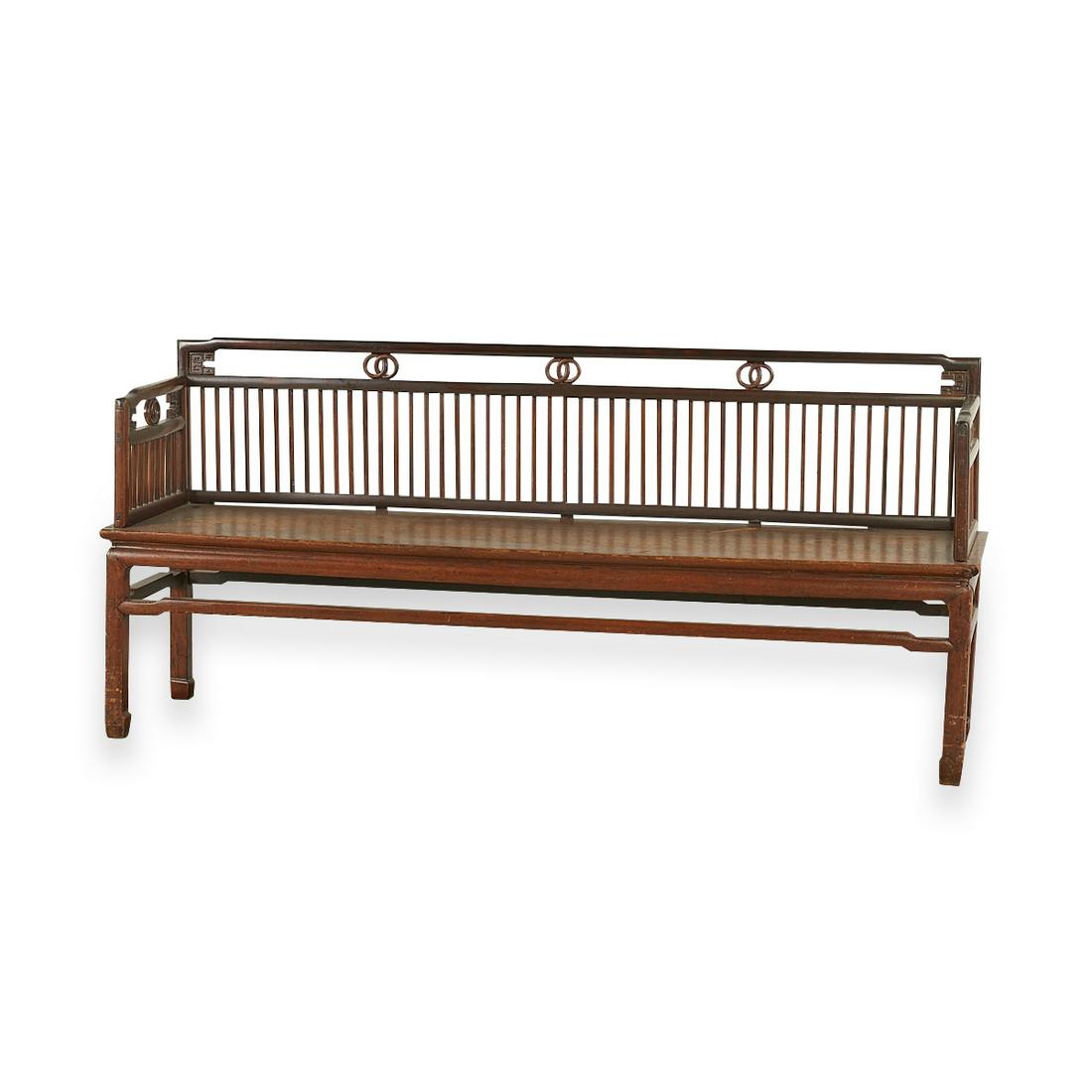 Early Chinese Hardwood Bench (1 of 12)