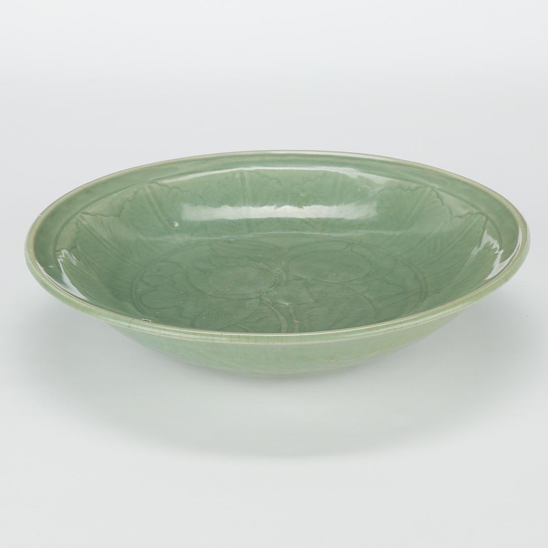 Chinese Ming Longquan Ceramic Celadon Charger (1 of 7)