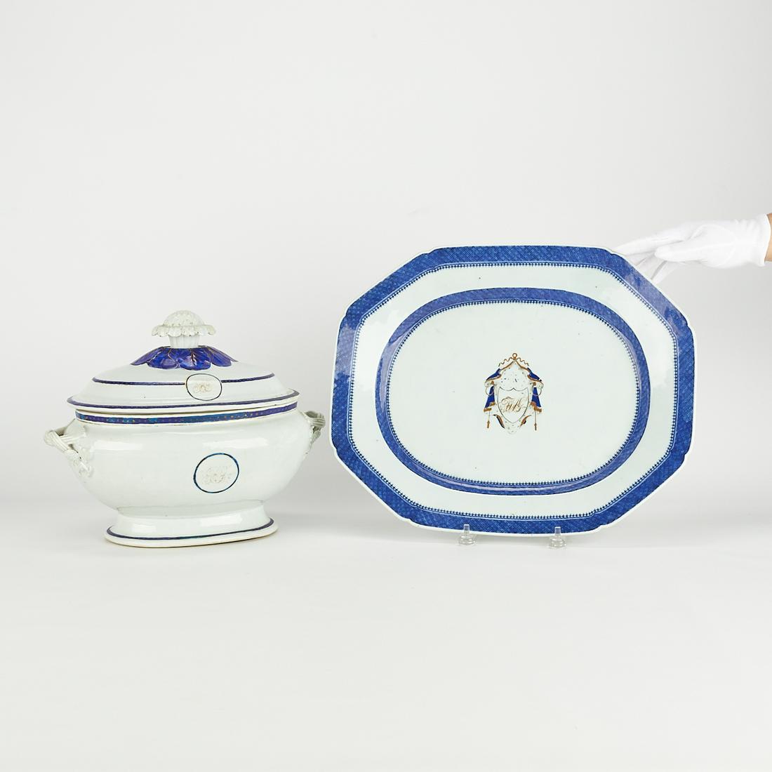 Chinese American Market Porcelain Tureen & Platter (1 of 14)