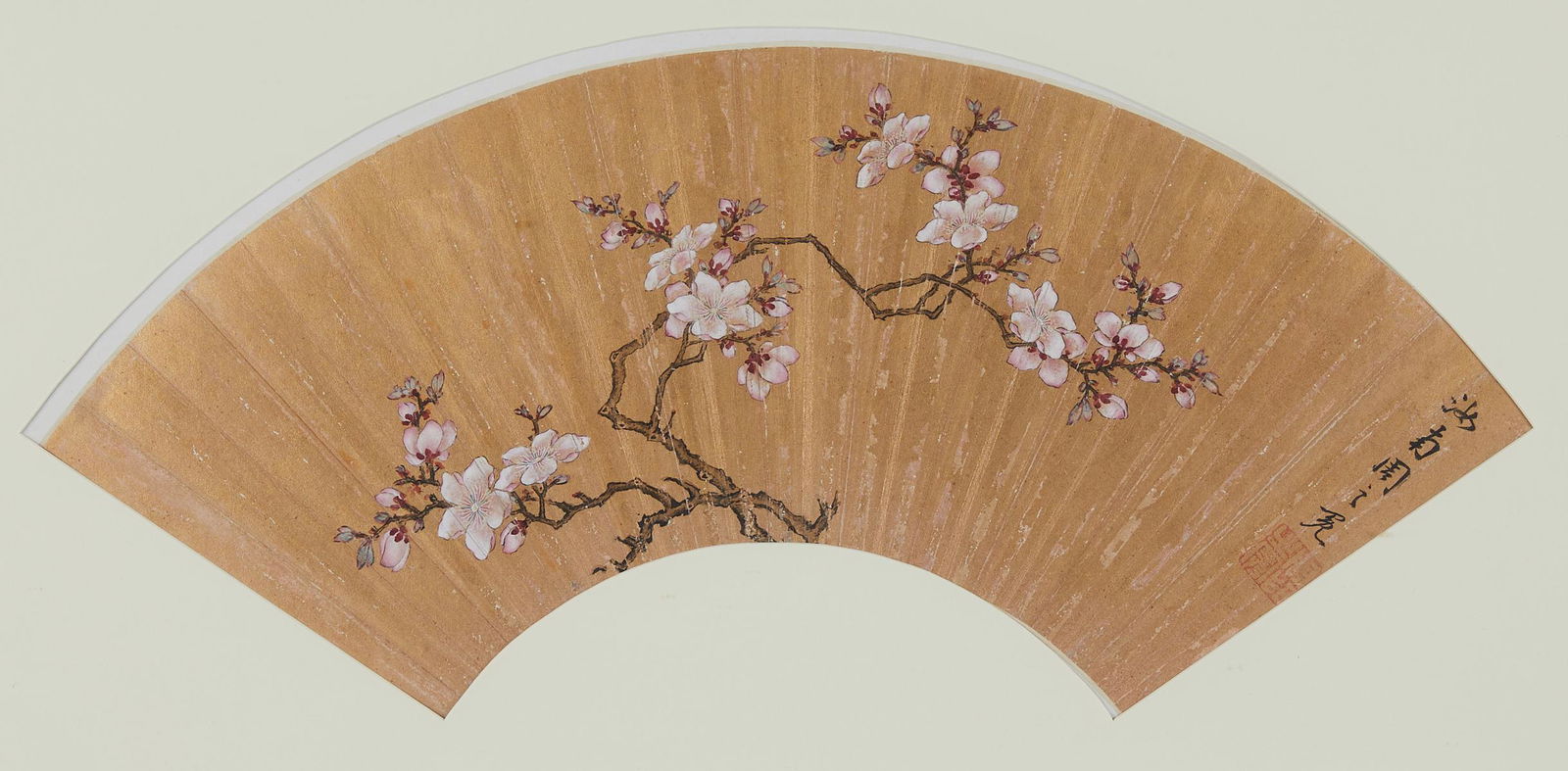 Chinese Fan Painting After Zhou Zhiyuan (1 of 5)