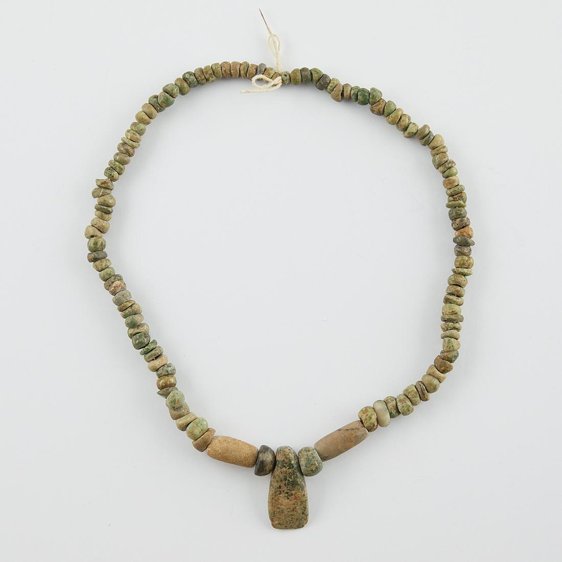 Mezcala Mexican Greenstone Axe Necklace (1 of 4)