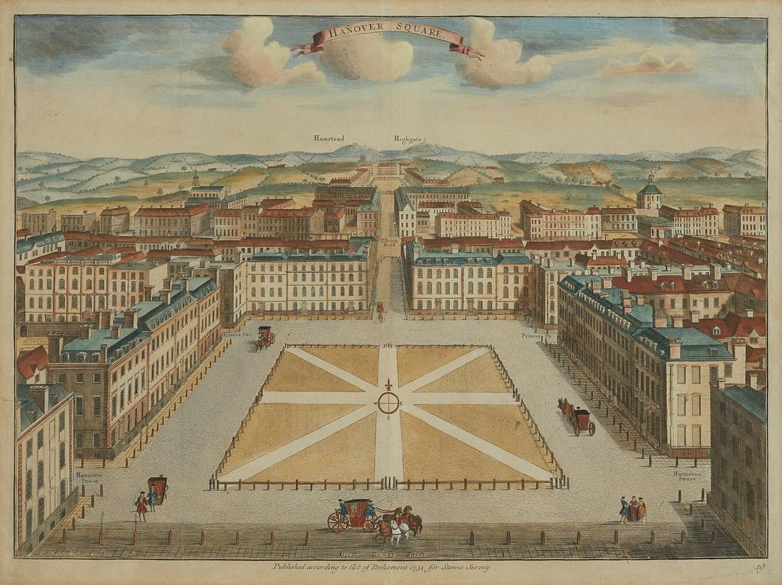 Nicholls "Hanover Square" Stowe's Survey Print (1 of 6)