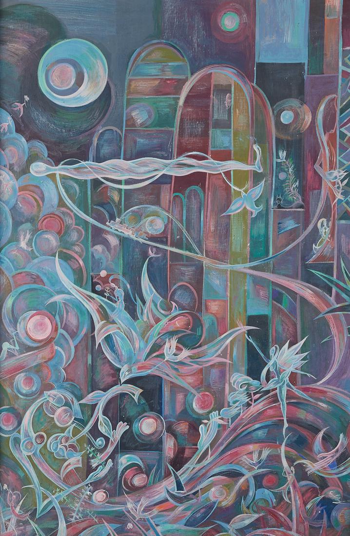 After Sayed Raza Fantasy City Painting (1 of 6)