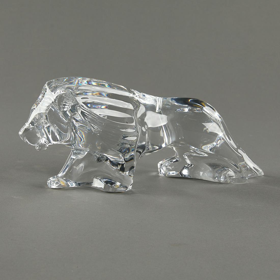 Vintage Baccarat French Crystal Glass Lion (1 of 8)