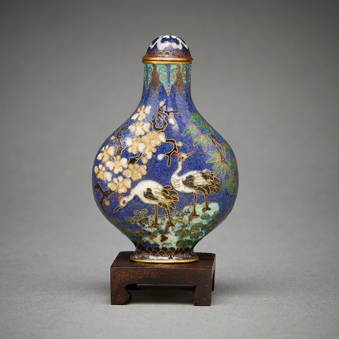 Chinese Cloisonne Snuff Bottle (1 of 10)