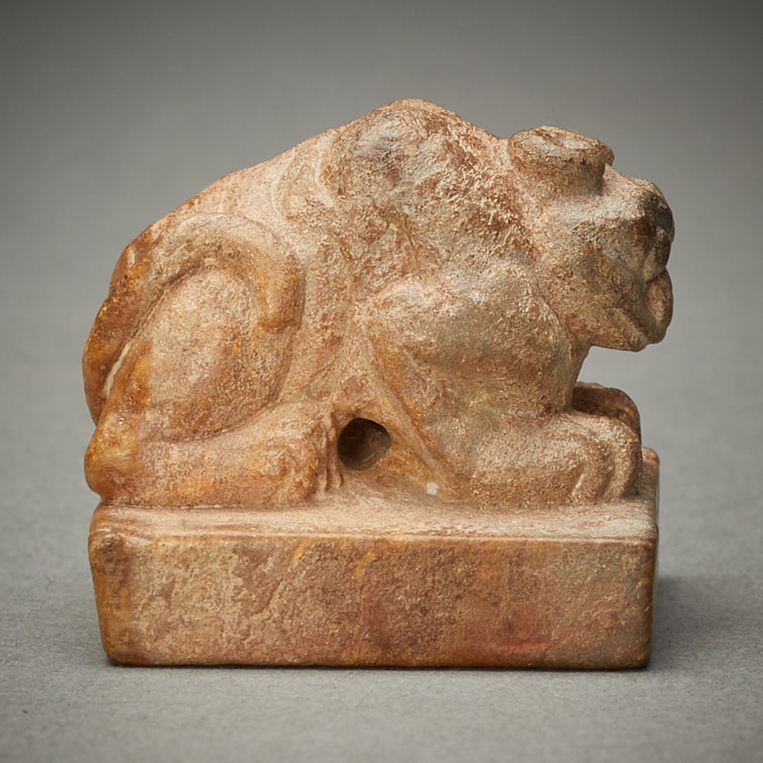 Chinese Carved Stone Tiger Form Seal (1 of 8)