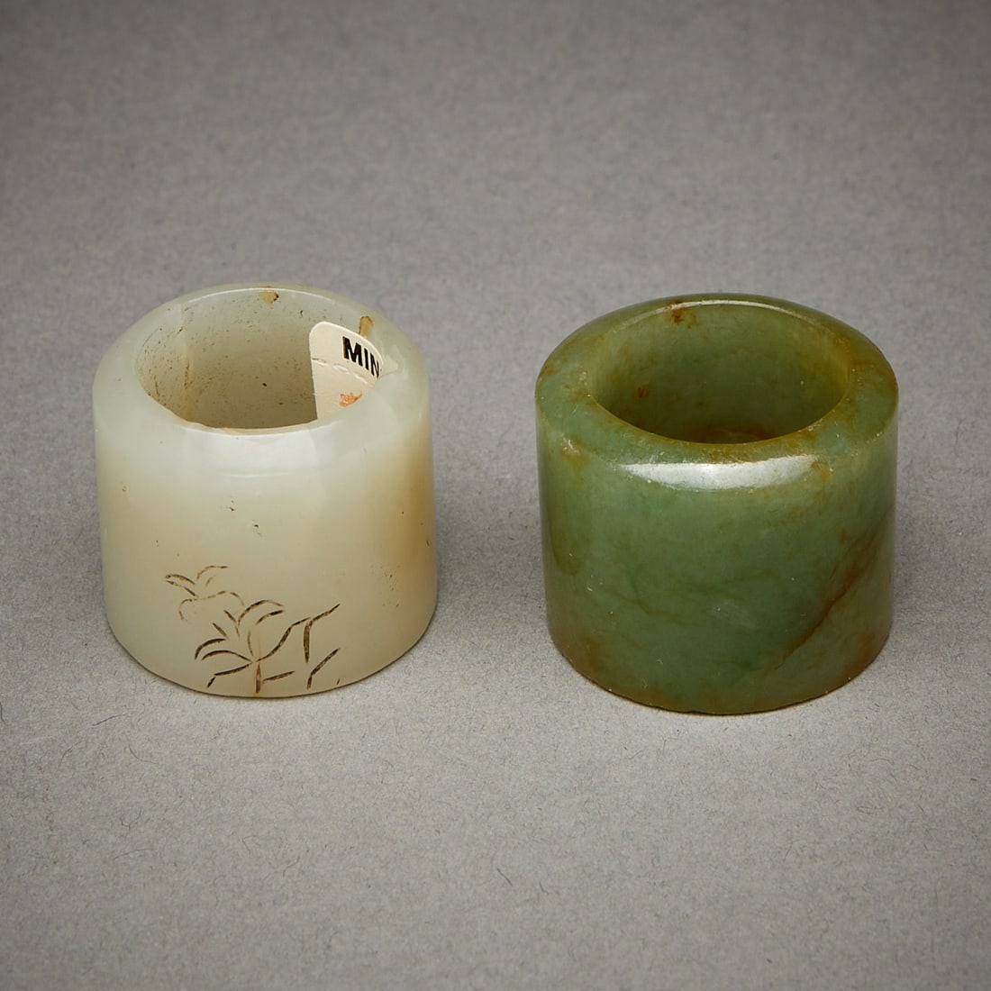 2 Chinese Jade Archer's Rings (1 of 7)