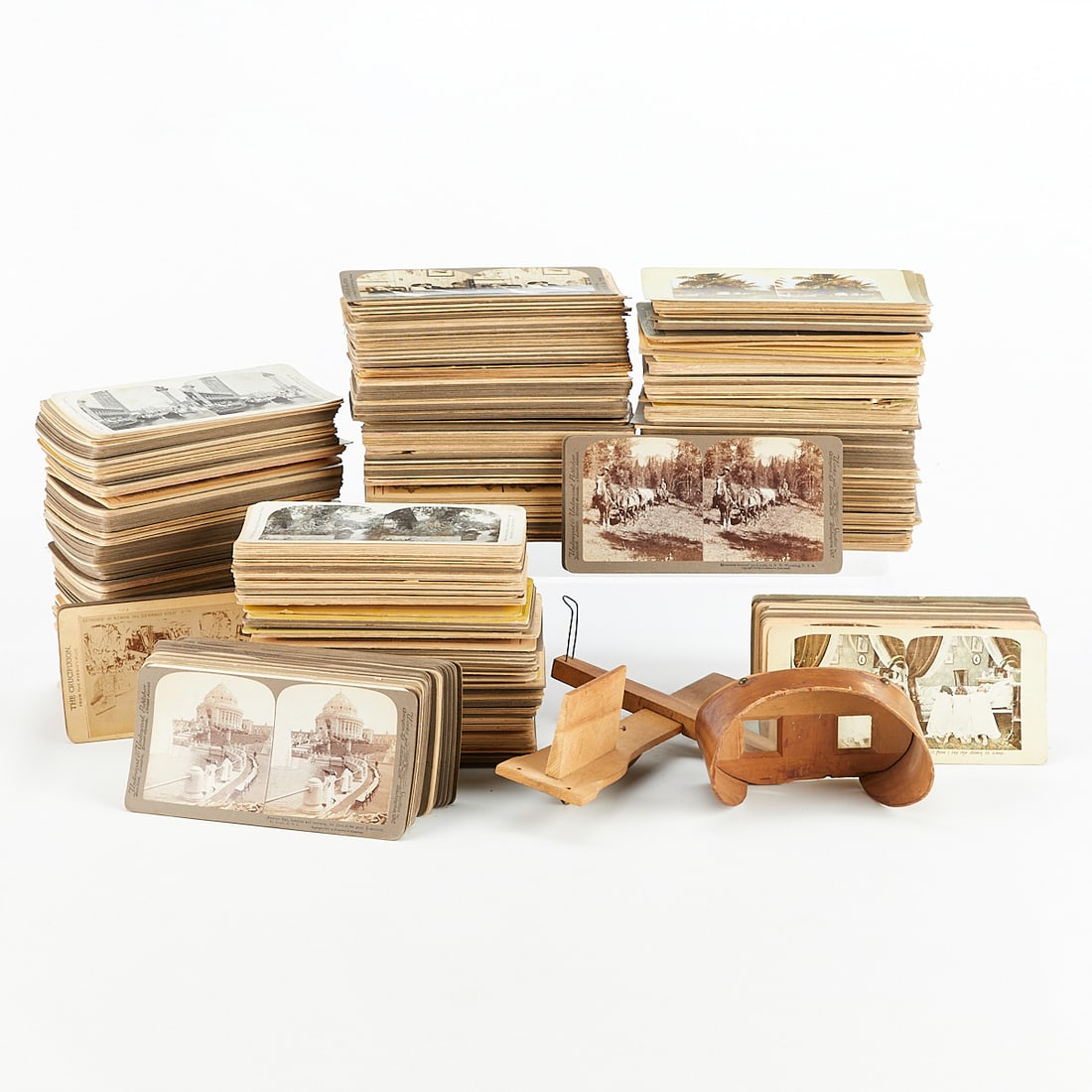 Large Group Stereoviews & Stereoscope (1 of 9)