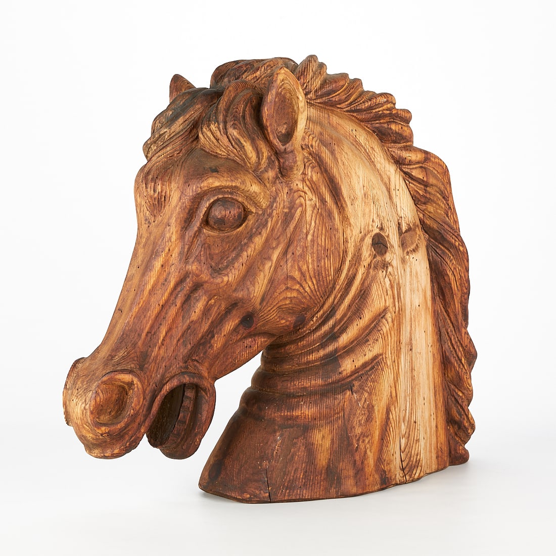 Carved Wood Carousel Horse Head (1 of 9)