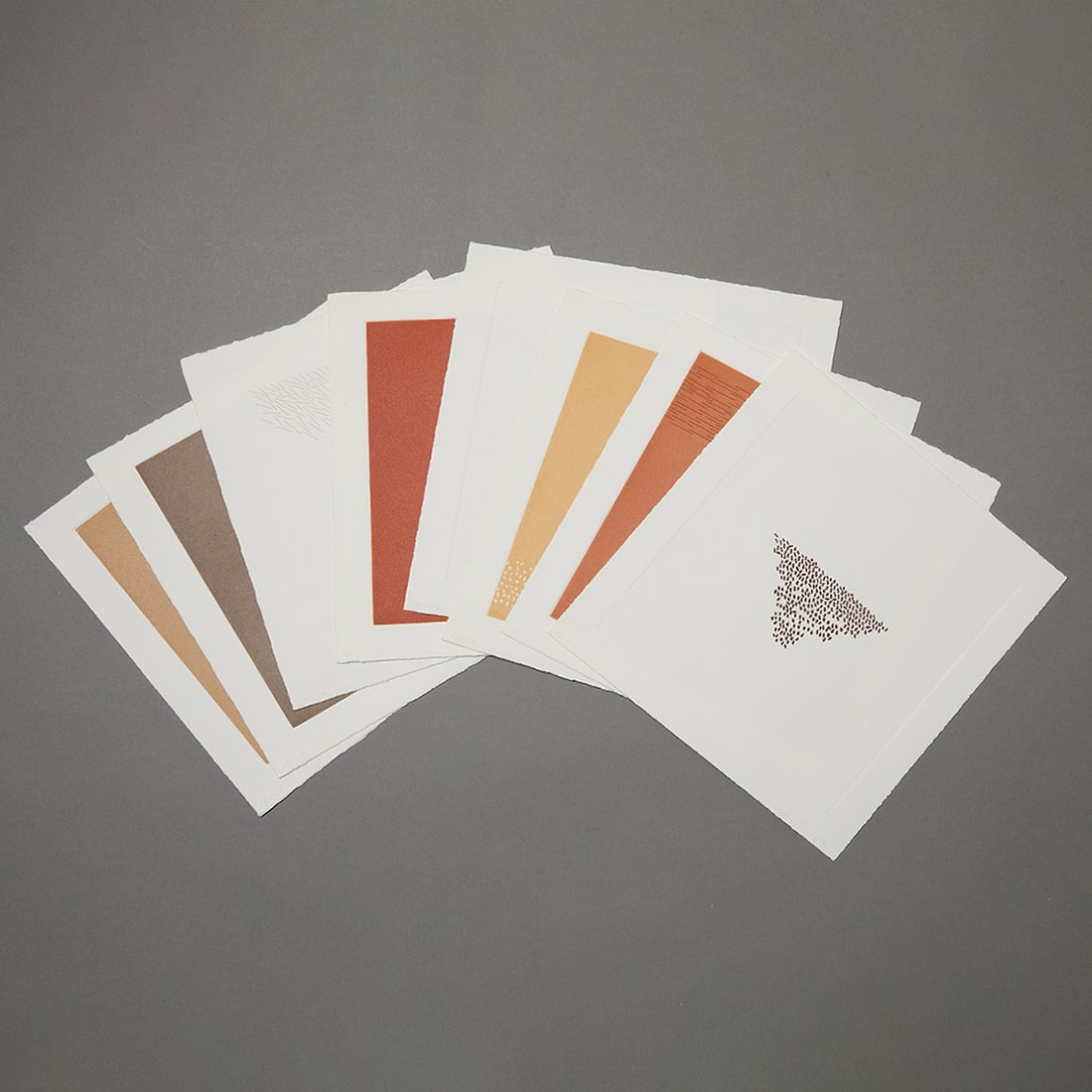 Set 8 Edda Renouf "Clusters" Prints 1976 (1 of 8)