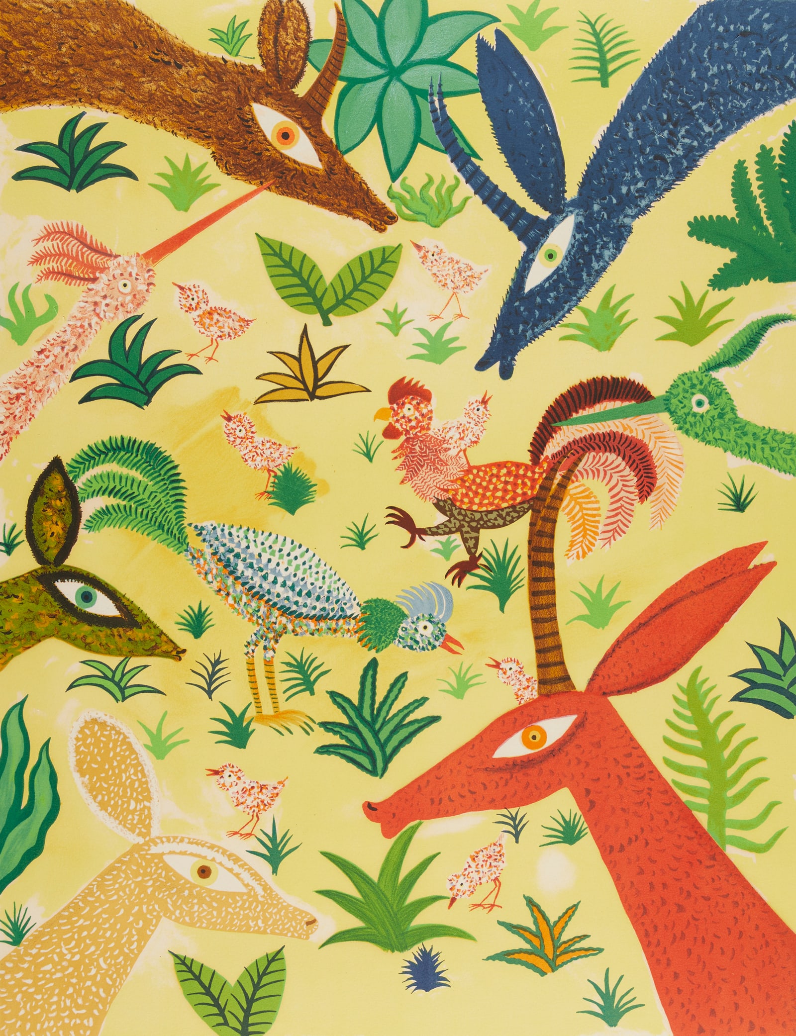 Henri Maik "Les Gazelles" Lithograph 1972 (1 of 8)