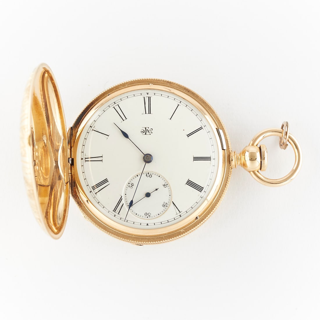 Elgin Gail Borden 18k Gold Pocket Watch (1 of 7)