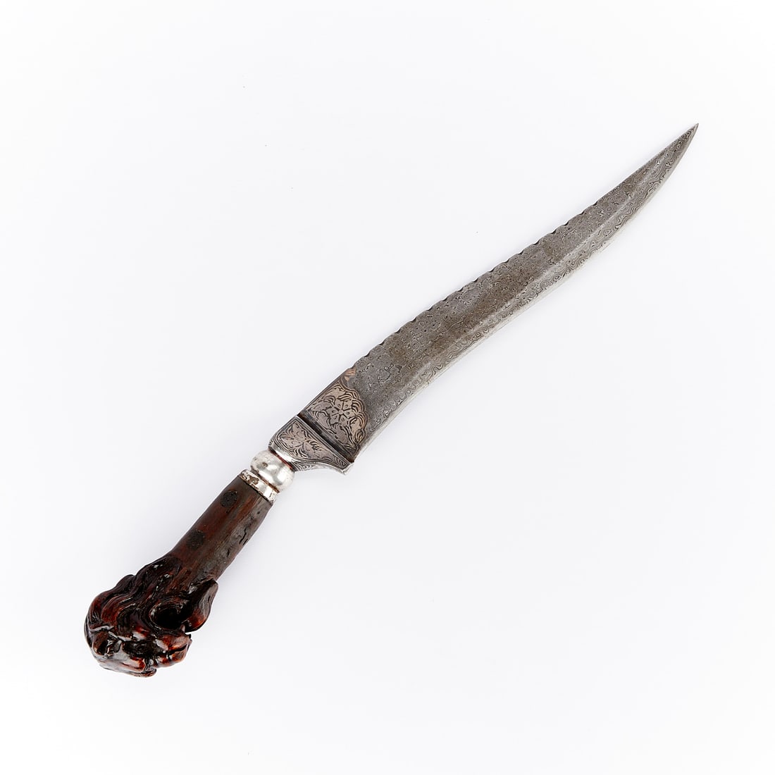 Middle Eastern Mughal Damascus Steel Dagger (1 of 11)