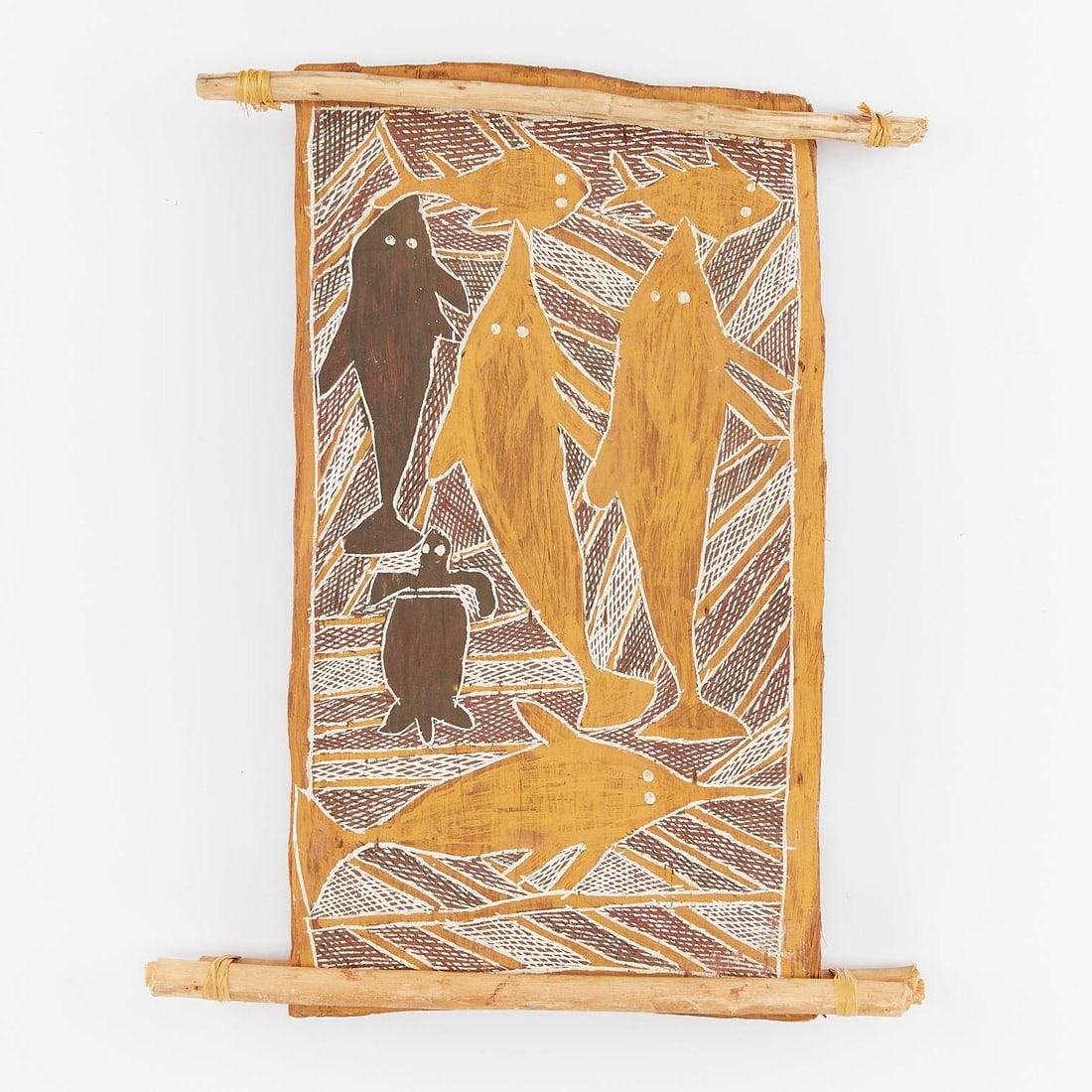 Daguwal Aboriginal Bark Painting (1 of 8)