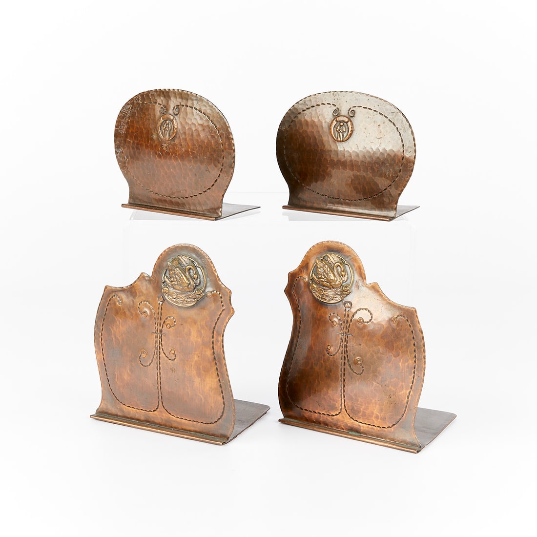 2 Pair Copper Bookends - Old Mission & Fred Brosi (1 of 11)