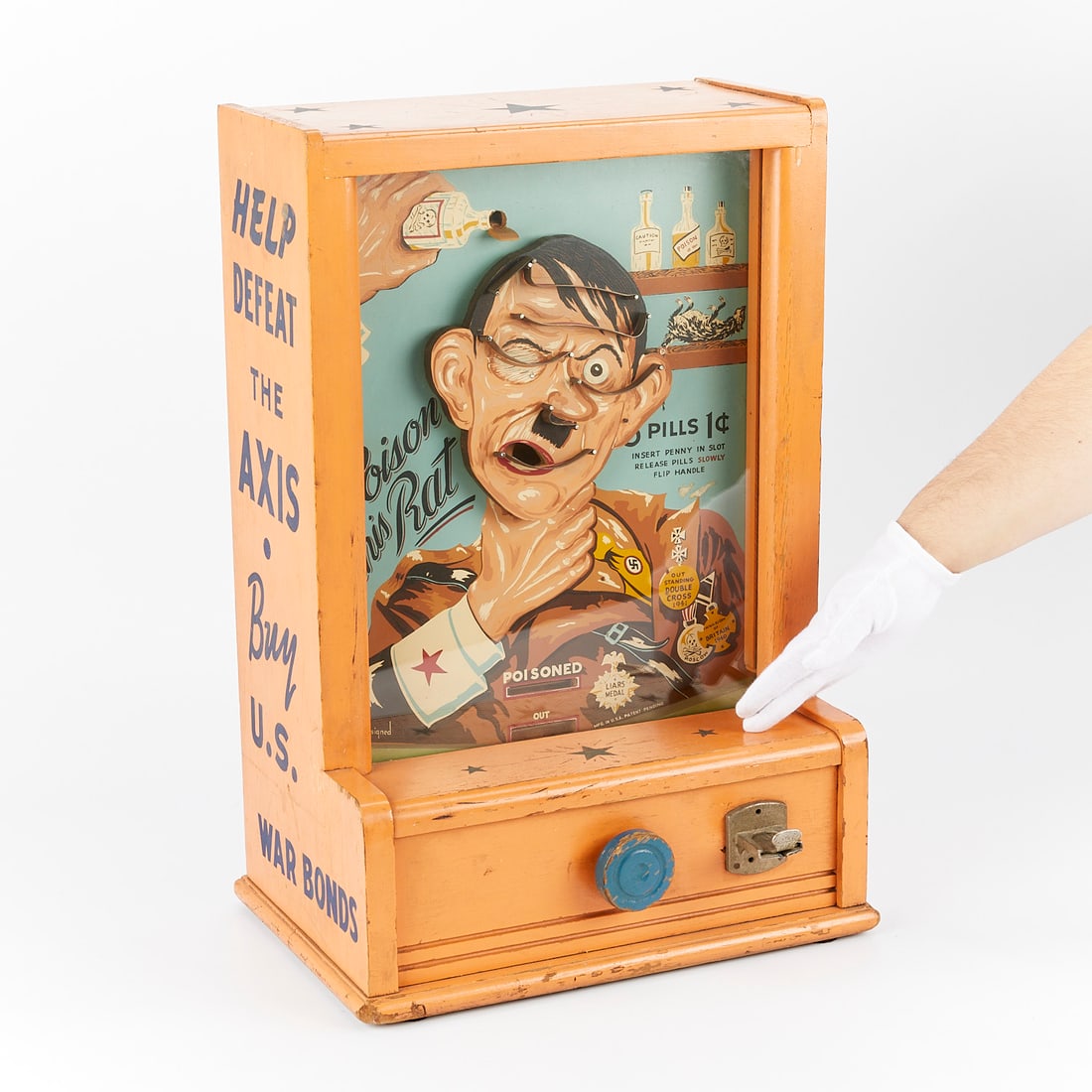 One Cent "Poison This Rat" 1941 Arcade Game (1 of 20)