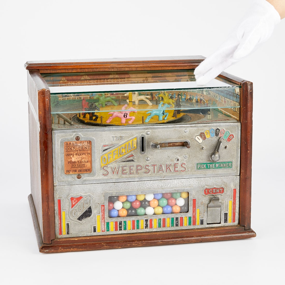 One Cent Rock-Ola "Sweepstakes" Arcade Game (1 of 15)