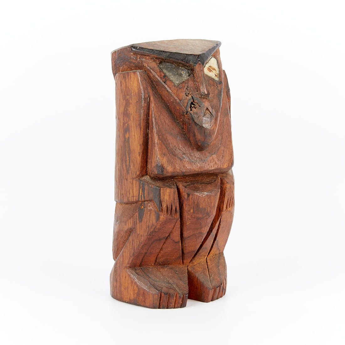 Caroline Islands Seated Wooden Figure (1 of 7)
