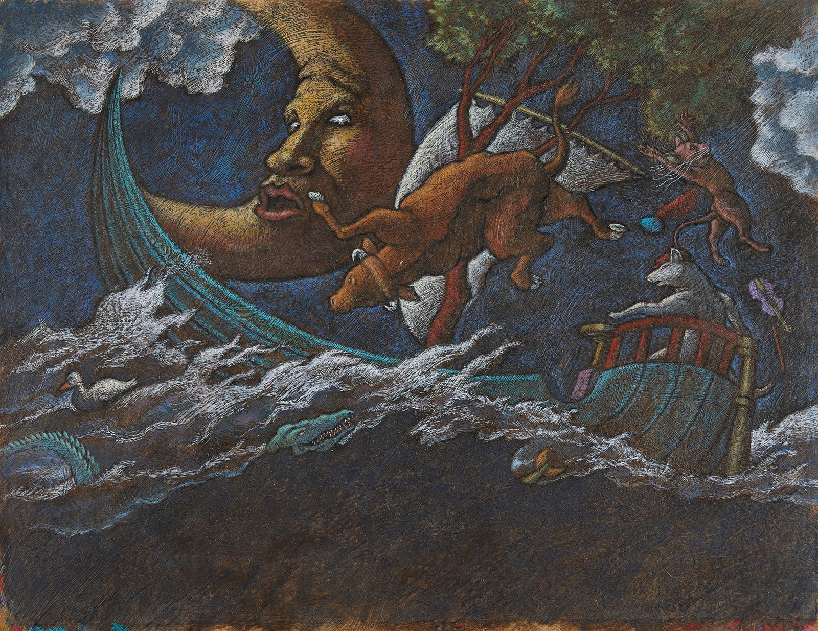 Mark Coyle Nursery Rhyme Original Illustration (1 of 9)