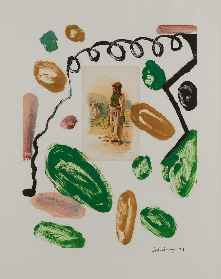 Italo Scanga "Afghanistan" Monotype #24 1993 (1 of 4)