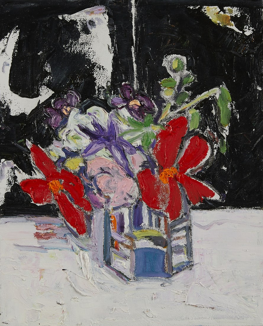 Bernard Chaet "Dark Window" Oil 2000 (1 of 4)