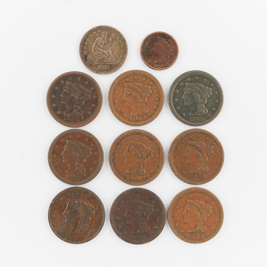 Group of 11 American Copper Coins (1 of 2)