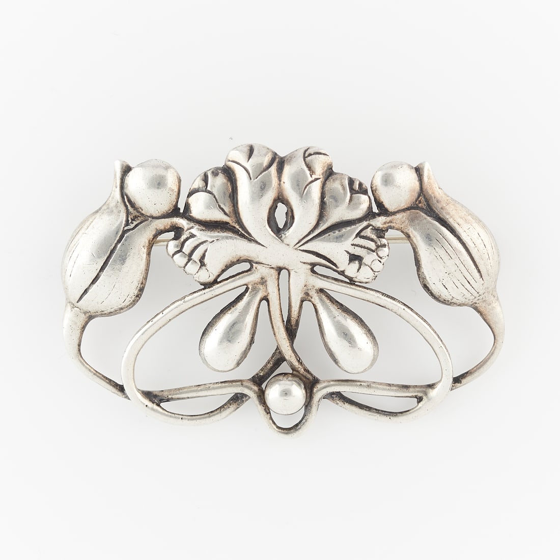Art Nouveau Sterling Silver Brooch (1 of 6)
