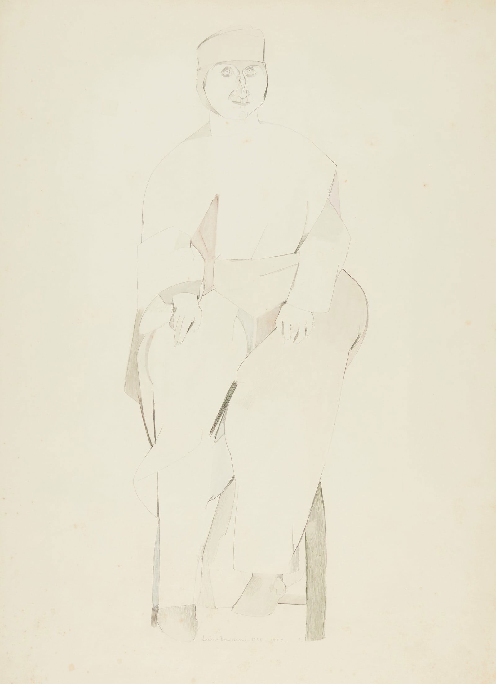 Anselmo Francesconi Graphite Portrait Drawing (1 of 6)