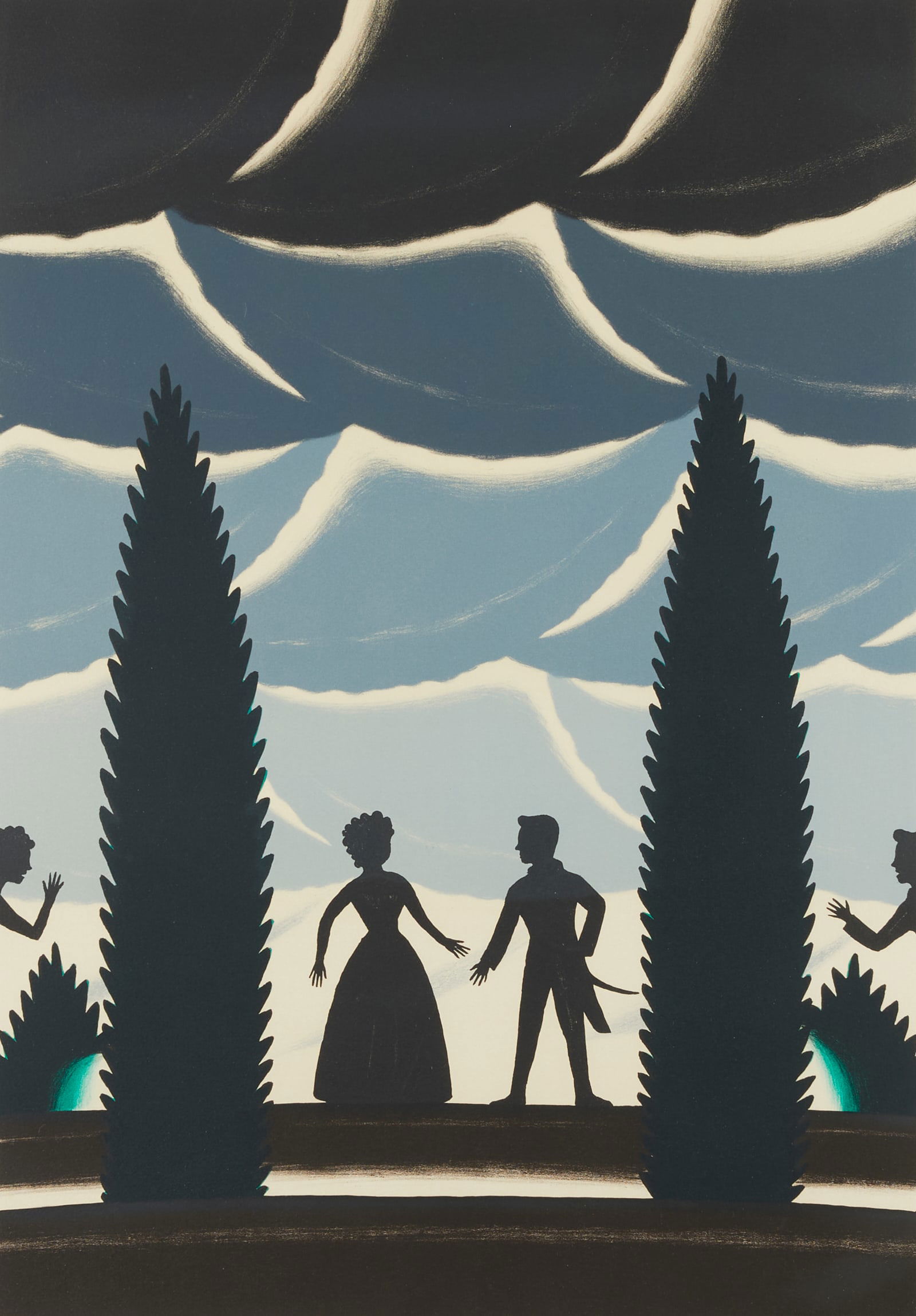 Roger Brown "Cosi Fan Tutte" Silkscreen 1979 (1 of 7)