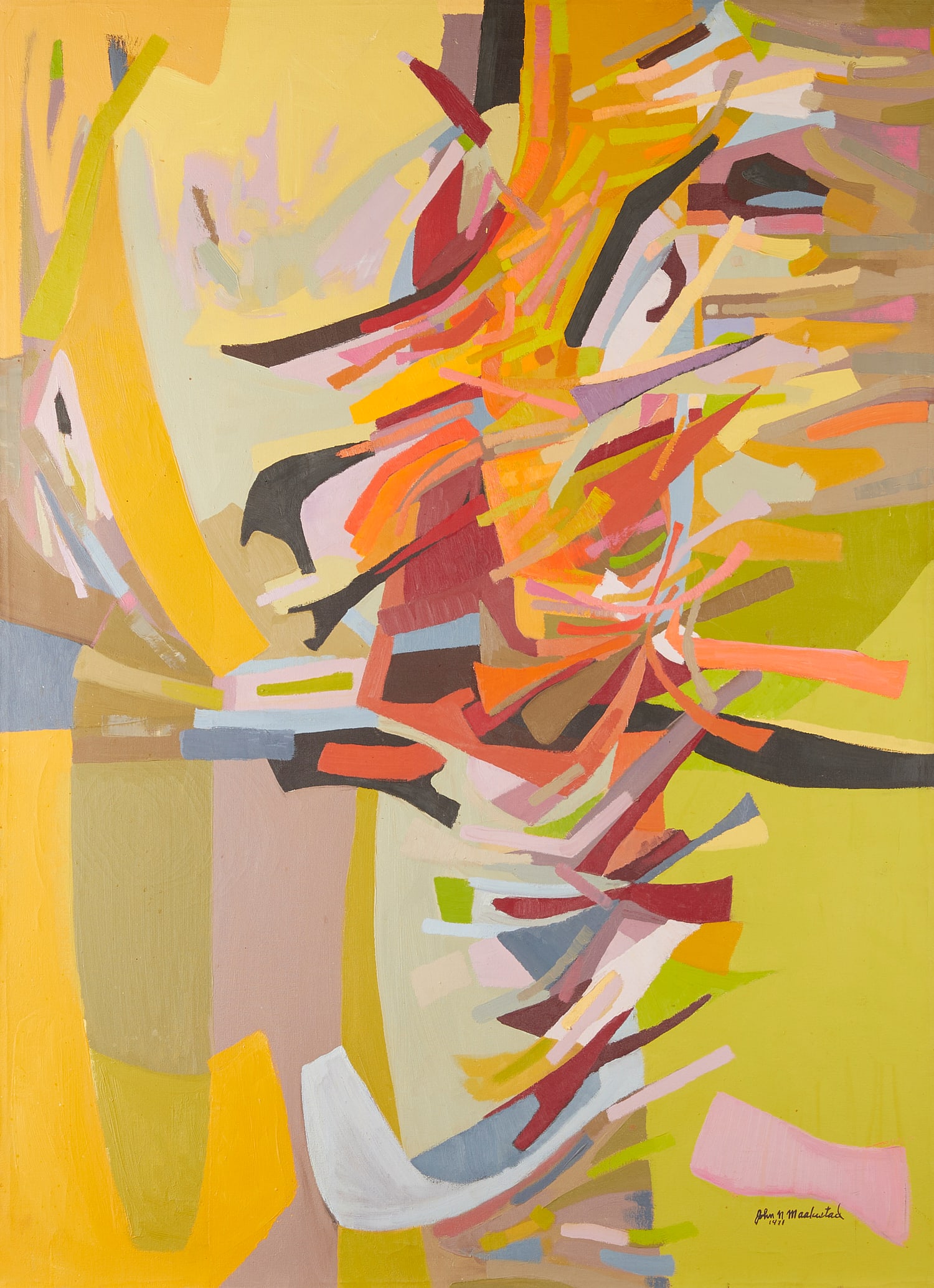 John Maakestad "Domke" Oil Painting 1971 (1 of 10)