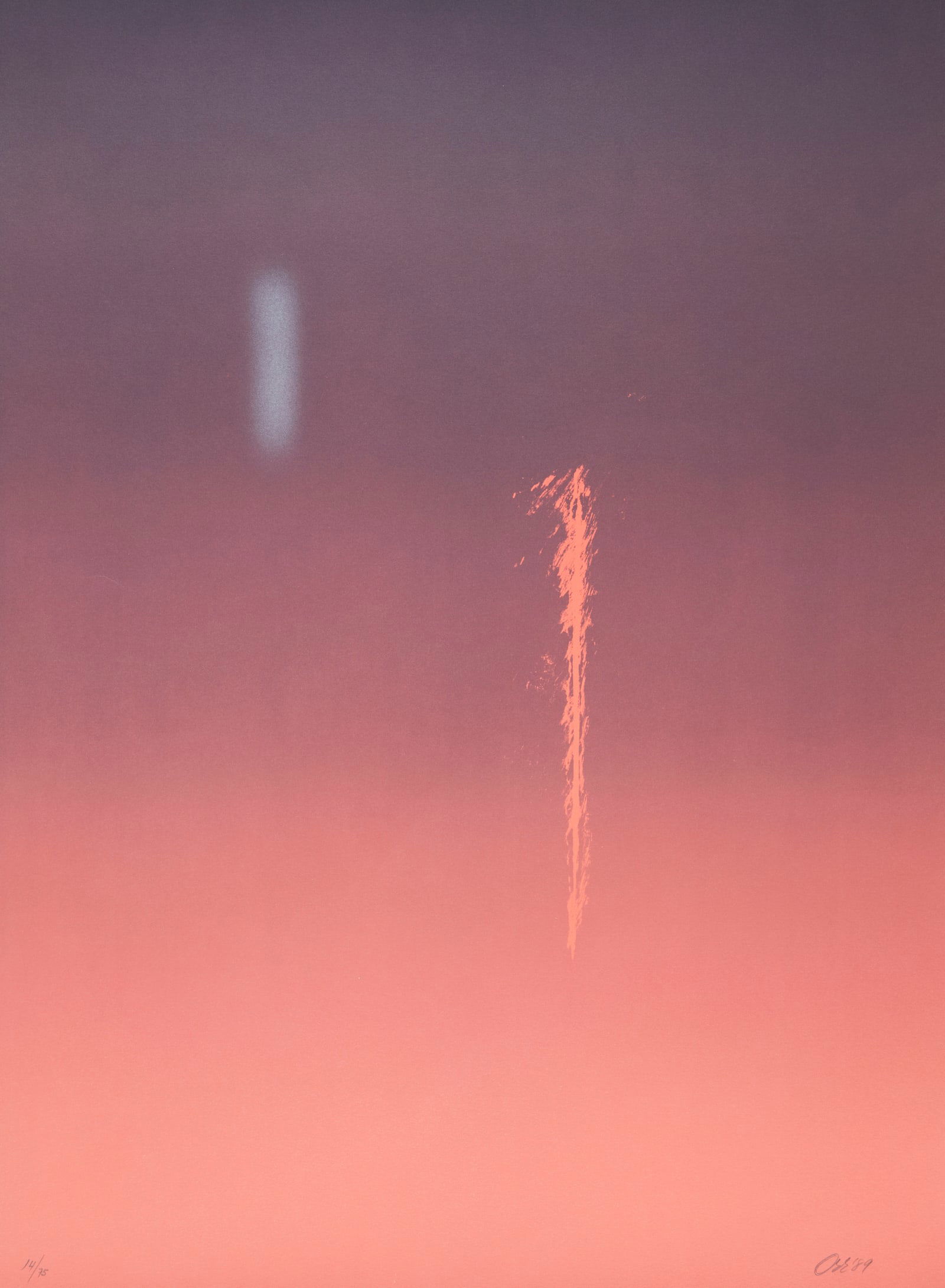 Eric Orr Abstract Lithograph 1989 (1 of 7)