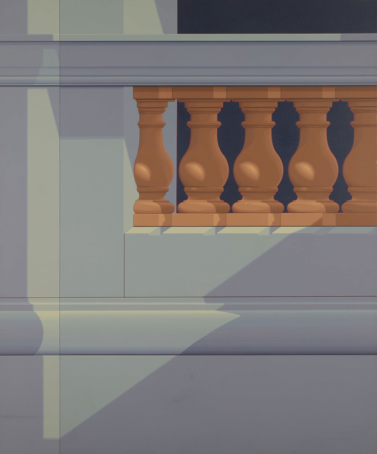 Hugh Kepets "Madison Square II" Large Painting (1 of 10)