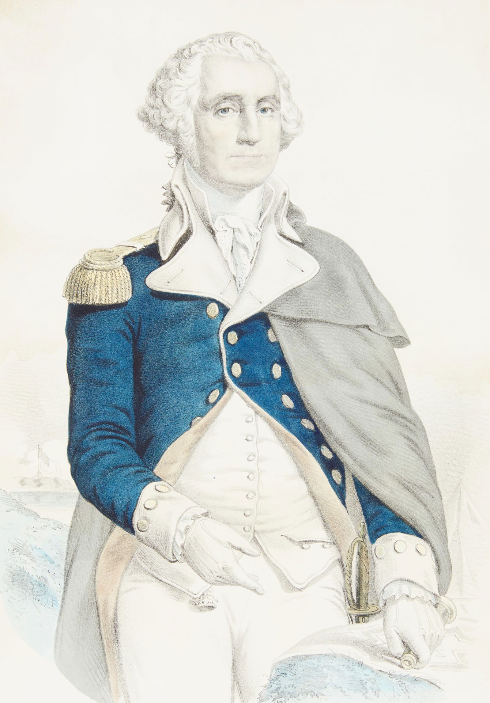 Currier & Ives "George Washington" Small Print (1 of 6)