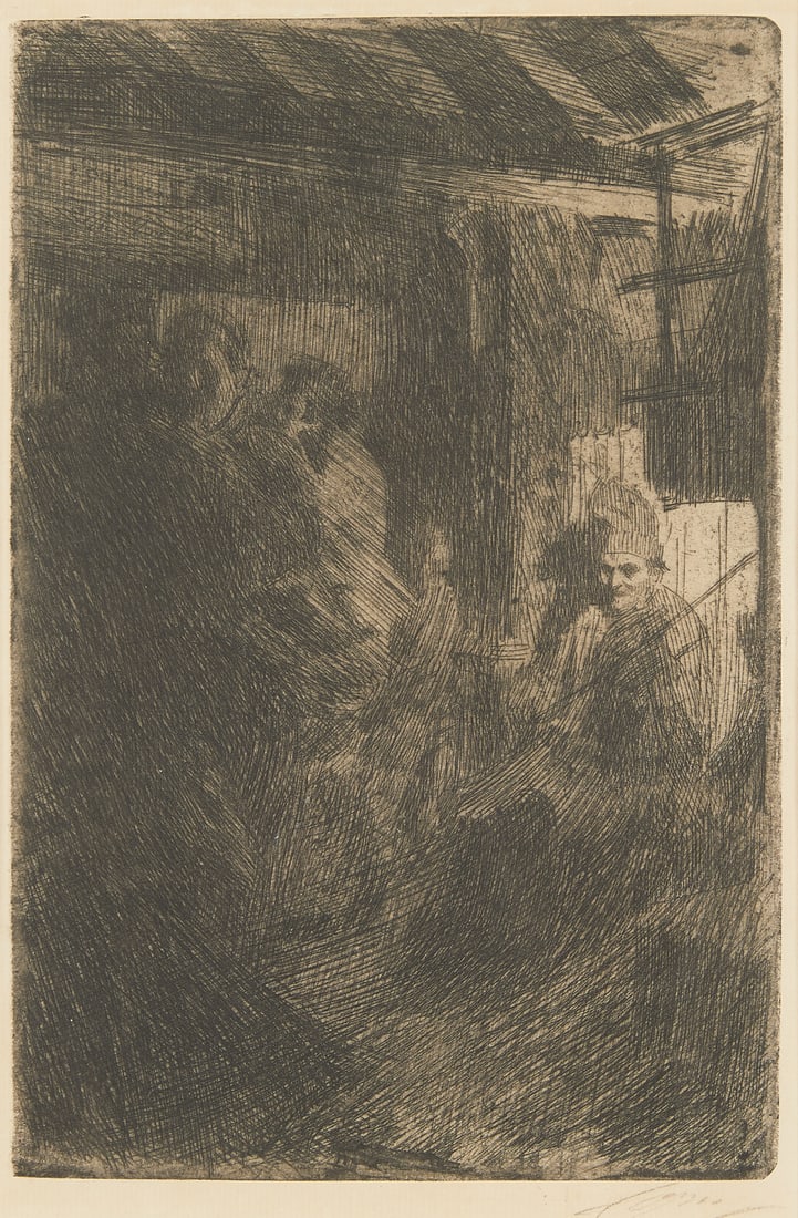 Anders Zorn "Dance at Gopsmor" Etching 1906 (1 of 4)