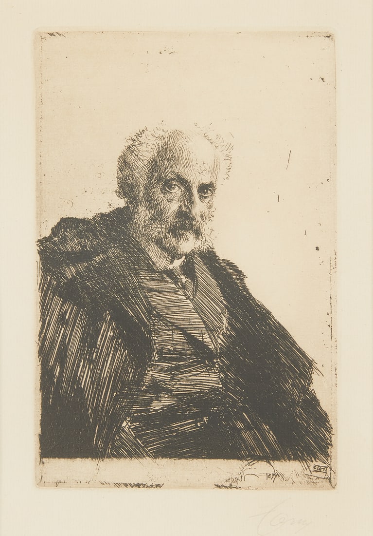 Anders Zorn "S. Loeb" Etching 1897 (1 of 4)